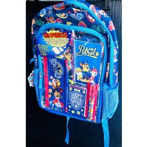 Nickelodeon Paw Patrol Boys 10 Piece Backpack Set